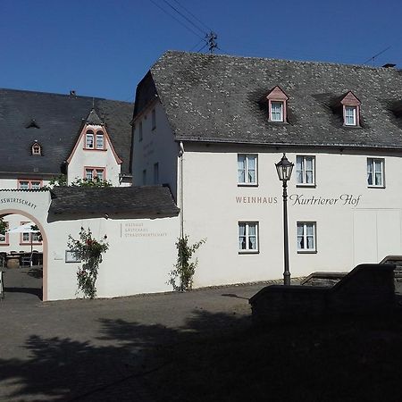 Hotel Weinhaus Kurtrierer Hof Leiwen Exterior foto